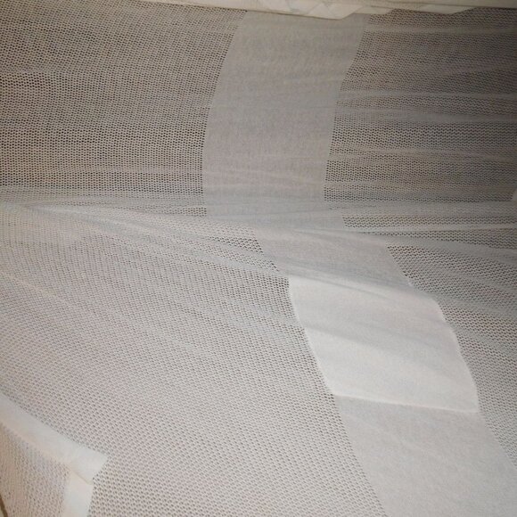 2X WHITE Melissa McCarthy Seven7 Open Front Sleeveless Knit Cardigan Duster - Picture 6 of 10